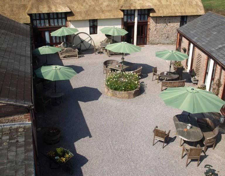 Aerial View of Garden area