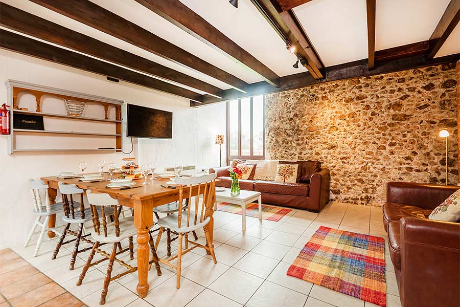 Dining and Living Area in Hayloft