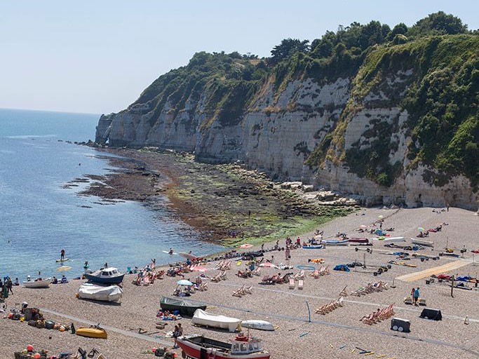 Seaside View of Seaton, Devon
